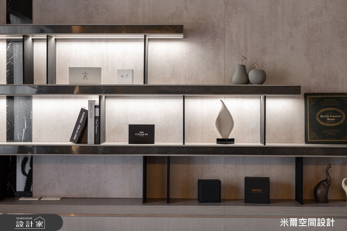 60坪新成屋(5年以下)＿現代風客廳案例圖片＿米爾空間設計＿米爾_交織心玄_台中龍井之11