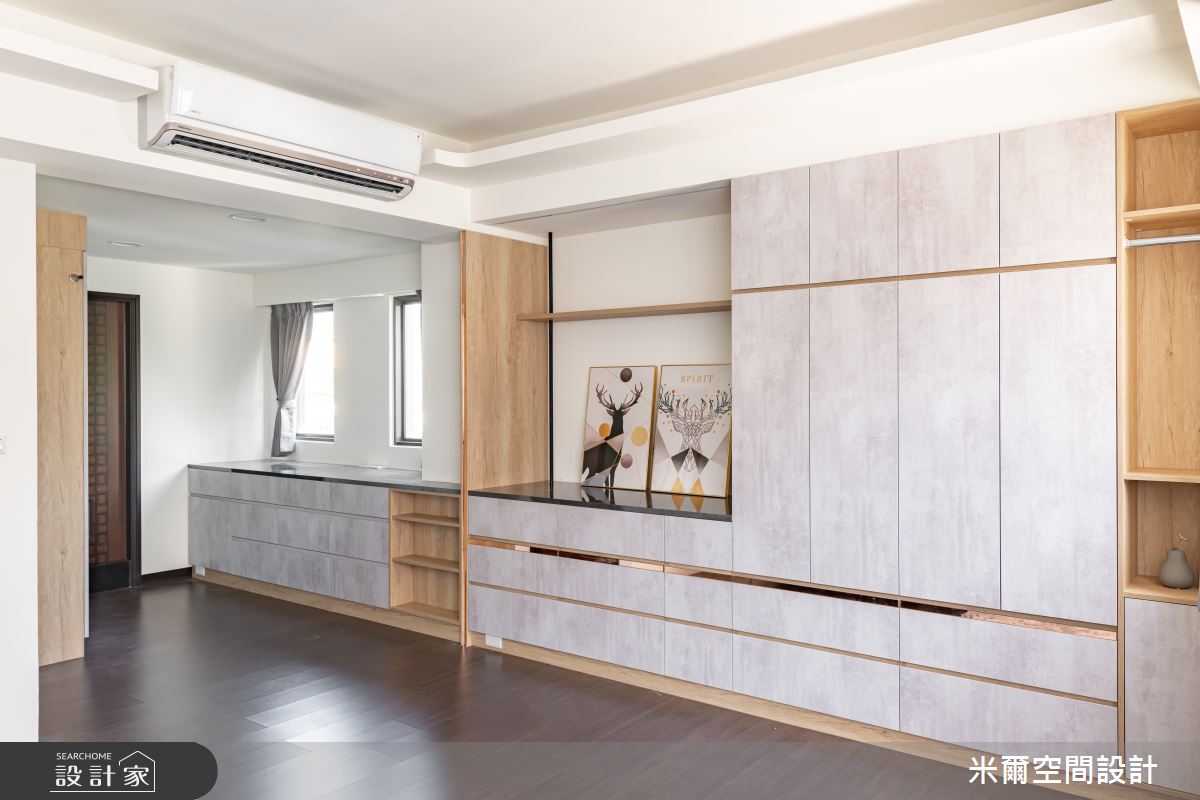 60坪新成屋(5年以下)＿現代風臥室案例圖片＿米爾空間設計＿米爾_交織心玄_台中龍井之30