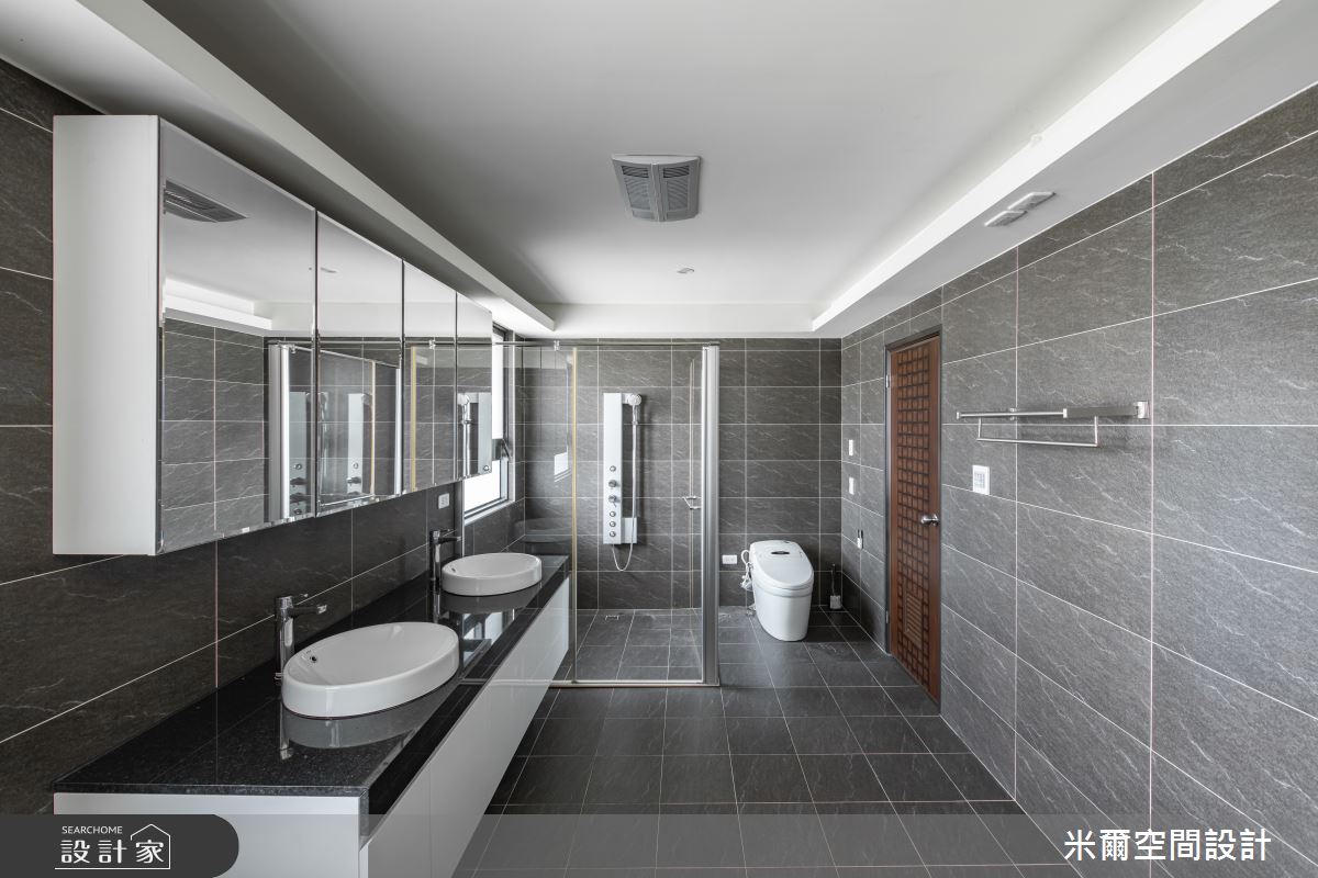60坪新成屋(5年以下)＿現代風浴室案例圖片＿米爾空間設計＿米爾_交織心玄_台中龍井之52