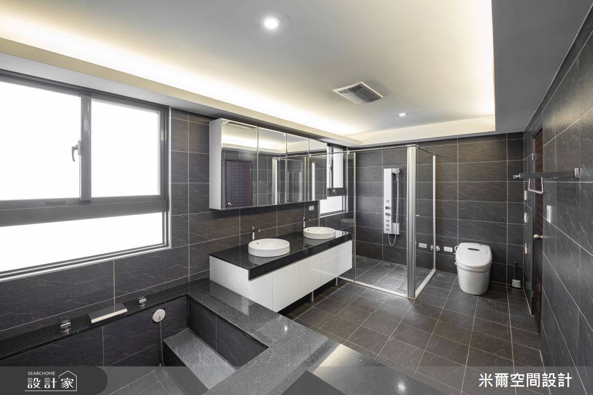 60坪新成屋(5年以下)＿現代風浴室案例圖片＿米爾空間設計＿米爾_交織心玄_台中龍井之53