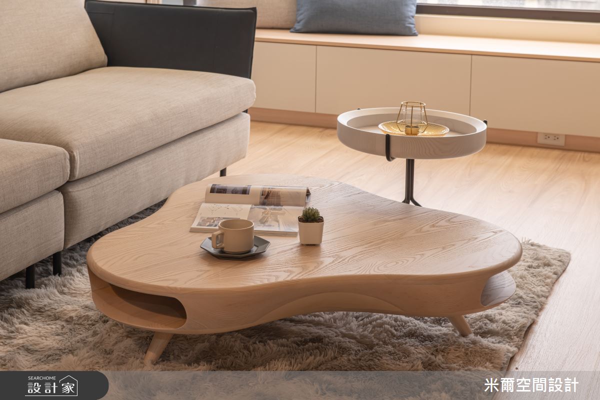 25坪新成屋(5年以下)＿北歐風客廳案例圖片＿米爾空間設計＿米爾_莫蘭繽紛_台中烏日之15