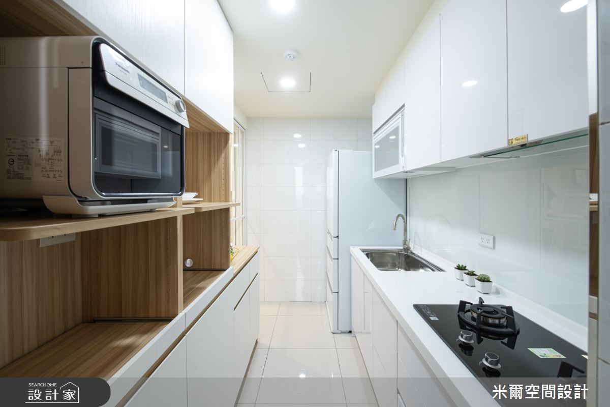 25坪新成屋(5年以下)＿北歐風廚房案例圖片＿米爾空間設計＿米爾_莫蘭繽紛_台中烏日之17