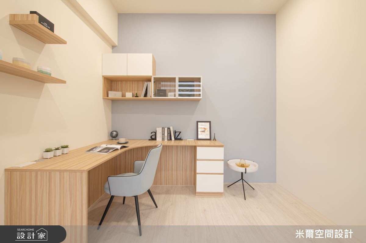 25坪新成屋(5年以下)＿北歐風臥室案例圖片＿米爾空間設計＿米爾_莫蘭繽紛_台中烏日之29