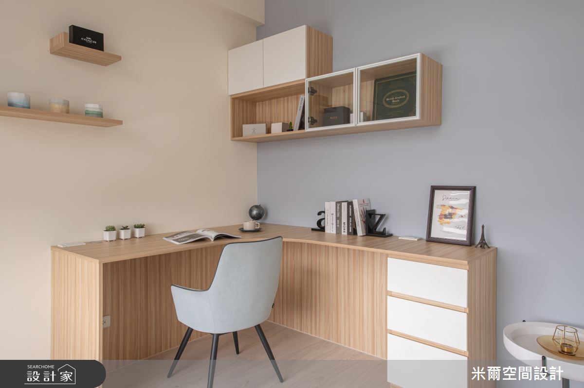 25坪新成屋(5年以下)＿北歐風臥室案例圖片＿米爾空間設計＿米爾_莫蘭繽紛_台中烏日之28