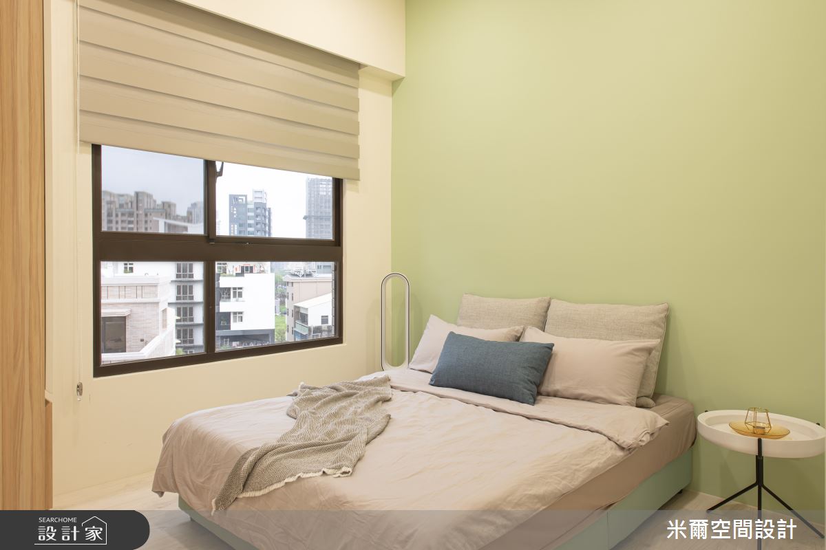 25坪新成屋(5年以下)＿北歐風臥室案例圖片＿米爾空間設計＿米爾_莫蘭繽紛_台中烏日之35