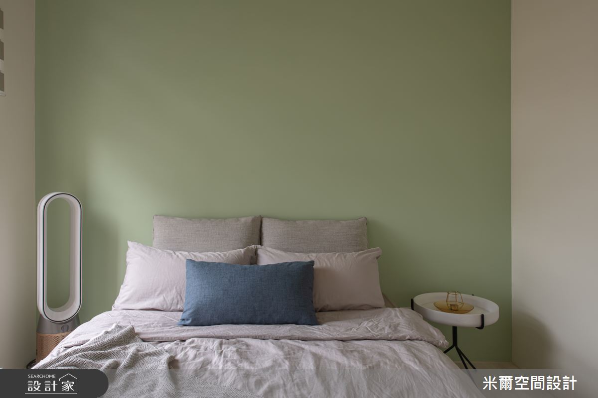 25坪新成屋(5年以下)＿北歐風臥室案例圖片＿米爾空間設計＿米爾_莫蘭繽紛_台中烏日之33