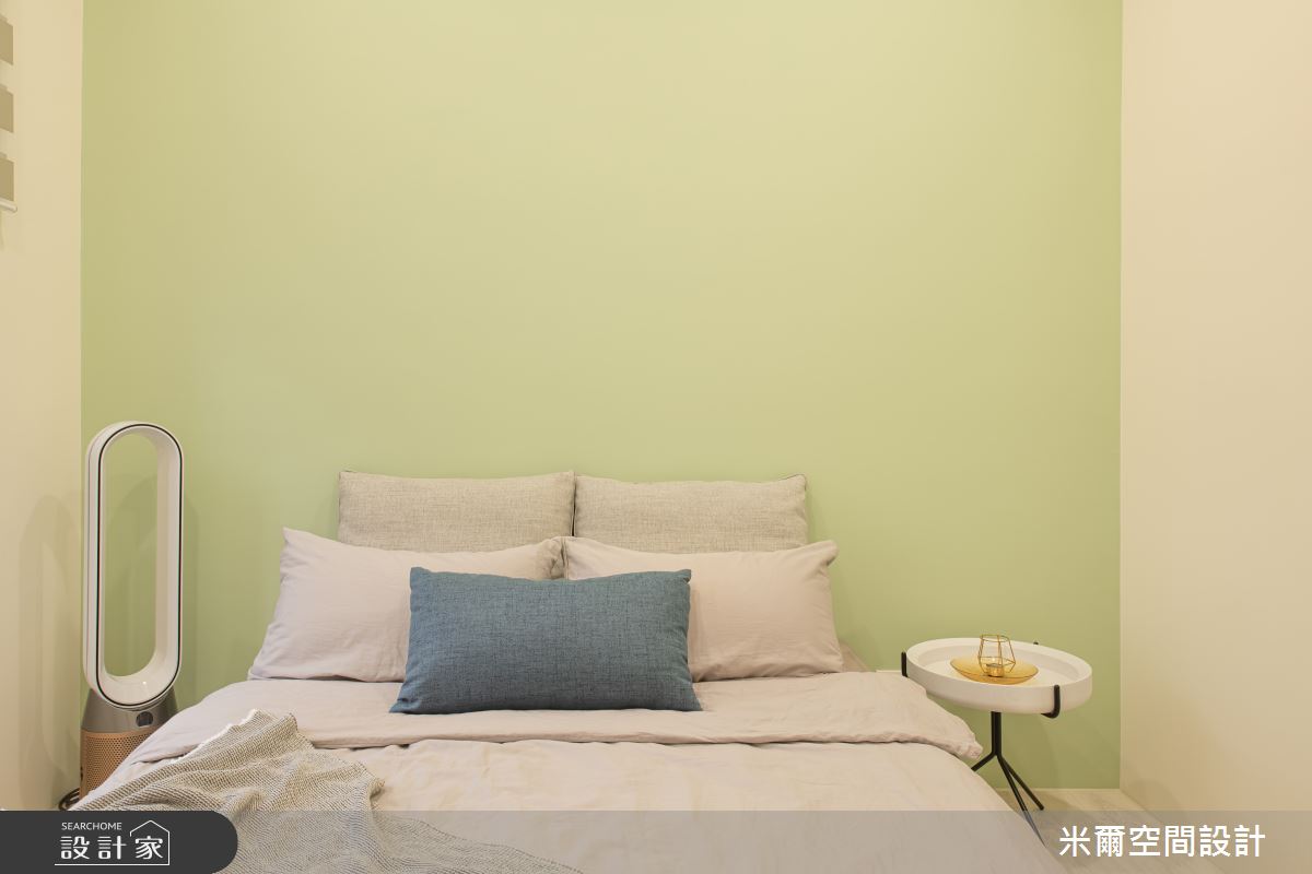25坪新成屋(5年以下)＿北歐風臥室案例圖片＿米爾空間設計＿米爾_莫蘭繽紛_台中烏日之36