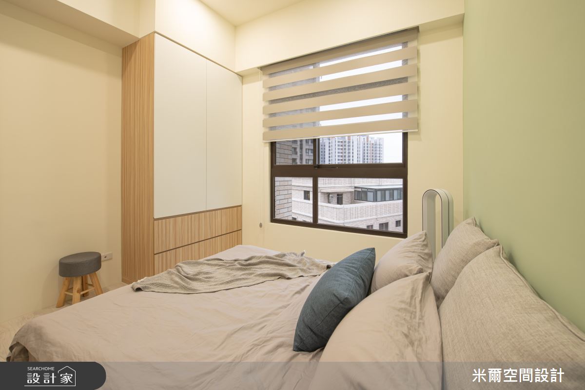 25坪新成屋(5年以下)＿北歐風臥室案例圖片＿米爾空間設計＿米爾_莫蘭繽紛_台中烏日之37