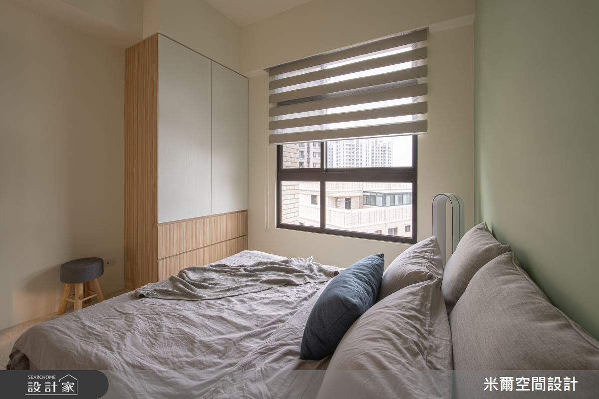 25坪新成屋(5年以下)＿北歐風臥室案例圖片＿米爾空間設計＿米爾_莫蘭繽紛_台中烏日之34