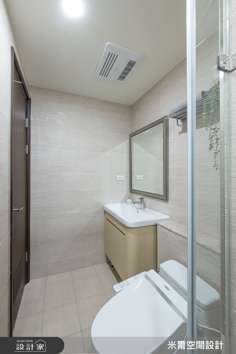 25坪新成屋(5年以下)＿北歐風浴室案例圖片＿米爾空間設計＿米爾_莫蘭繽紛_台中烏日之40