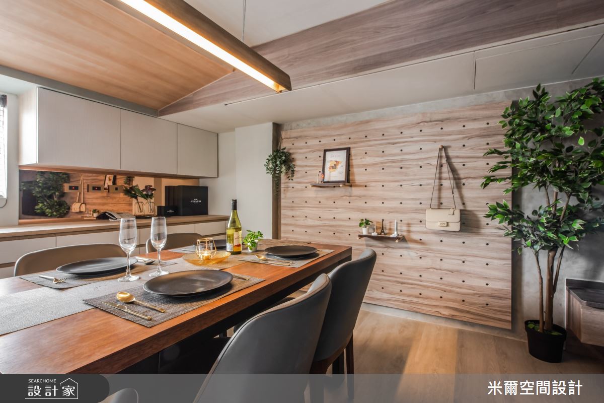25坪中古屋(5~15年)＿北歐風餐廳案例圖片＿米爾空間設計＿米爾_自然叢生_新竹北區之22