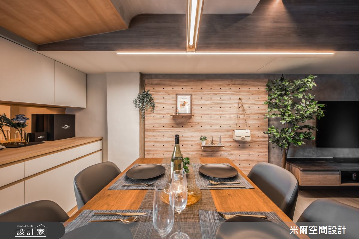 25坪中古屋(5~15年)＿北歐風餐廳案例圖片＿米爾空間設計＿米爾_自然叢生_新竹北區之23