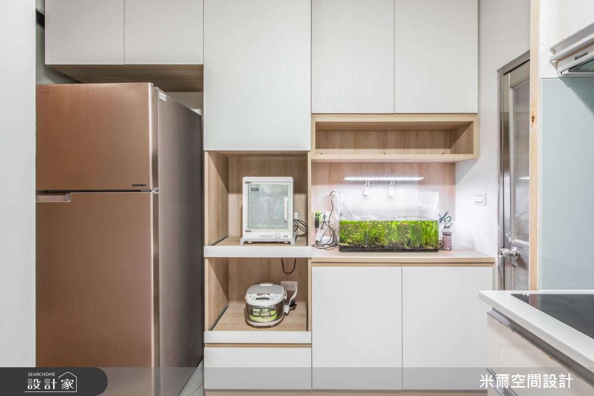 25坪中古屋(5~15年)＿北歐風廚房案例圖片＿米爾空間設計＿米爾_自然叢生_新竹北區之28