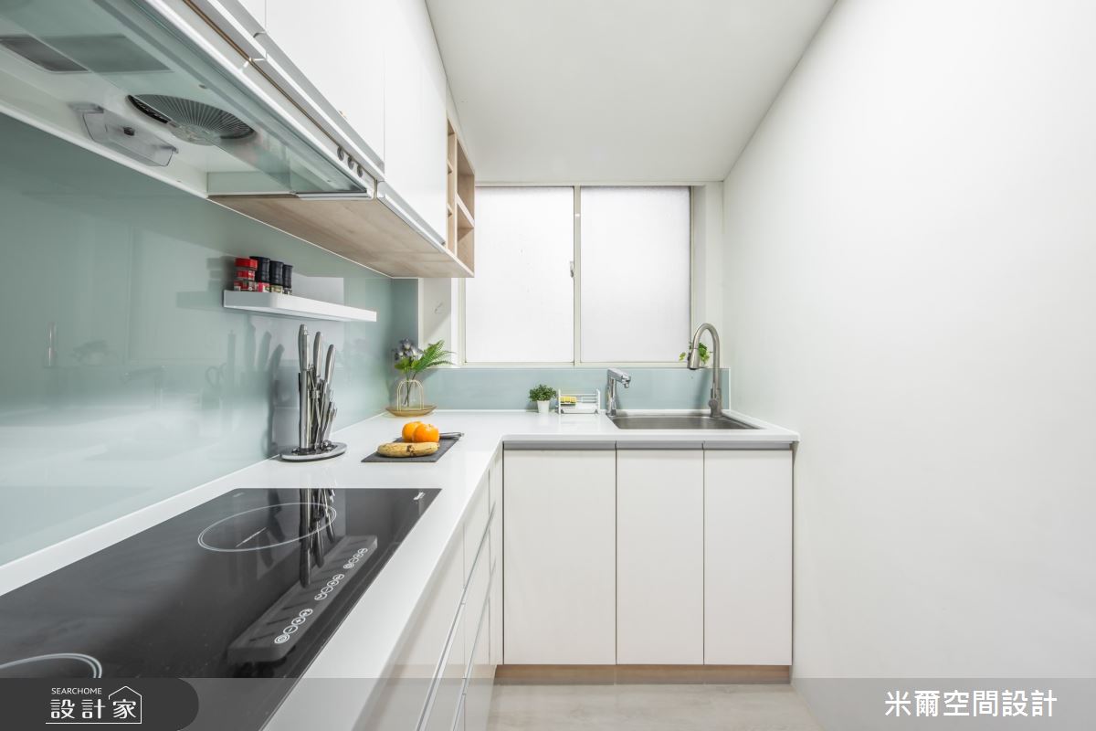 25坪中古屋(5~15年)＿北歐風廚房案例圖片＿米爾空間設計＿米爾_自然叢生_新竹北區之30