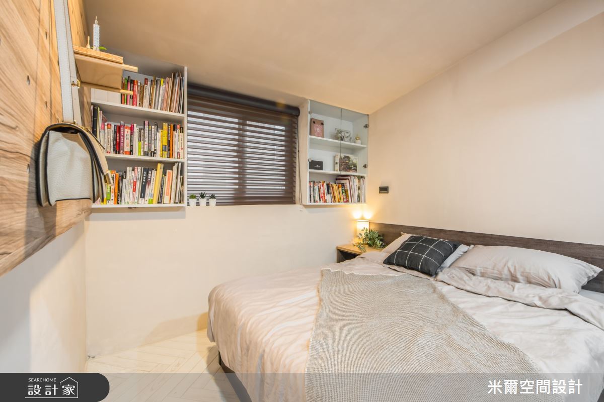 25坪中古屋(5~15年)＿北歐風臥室案例圖片＿米爾空間設計＿米爾_自然叢生_新竹北區之33