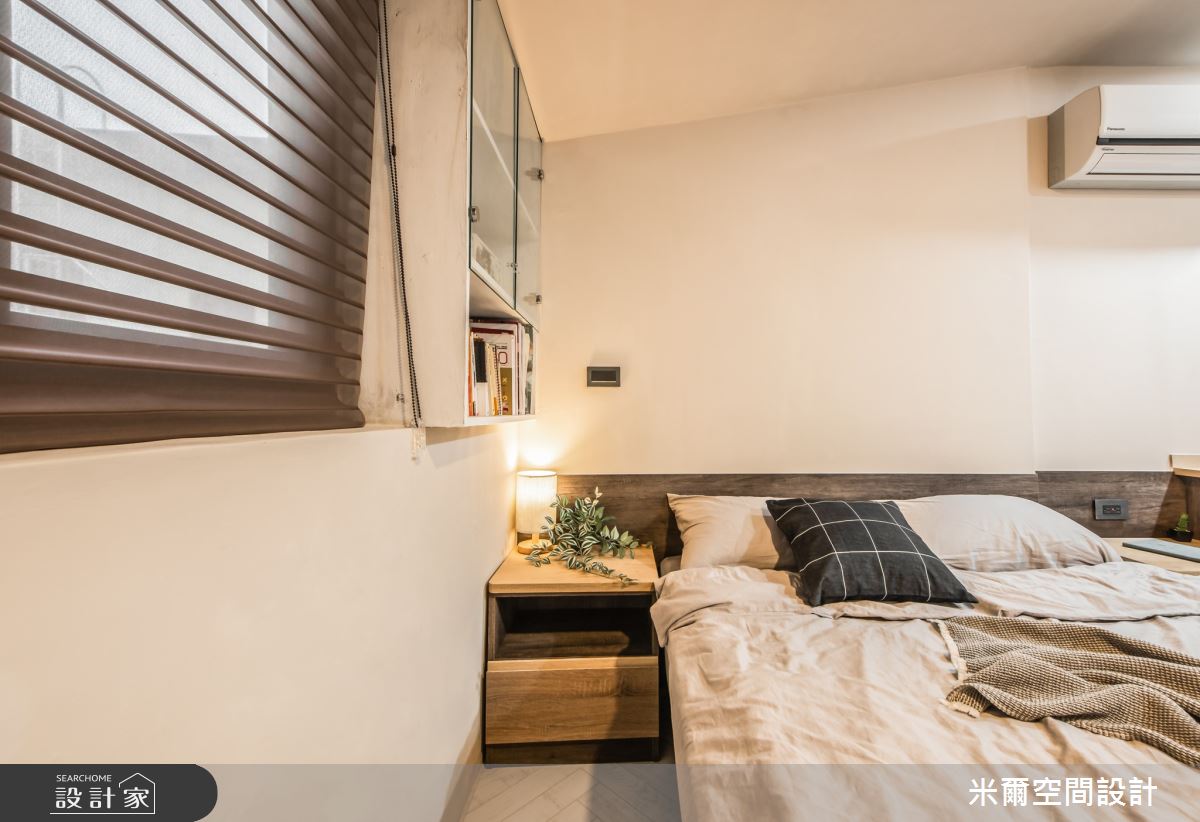 25坪中古屋(5~15年)＿北歐風臥室案例圖片＿米爾空間設計＿米爾_自然叢生_新竹北區之36