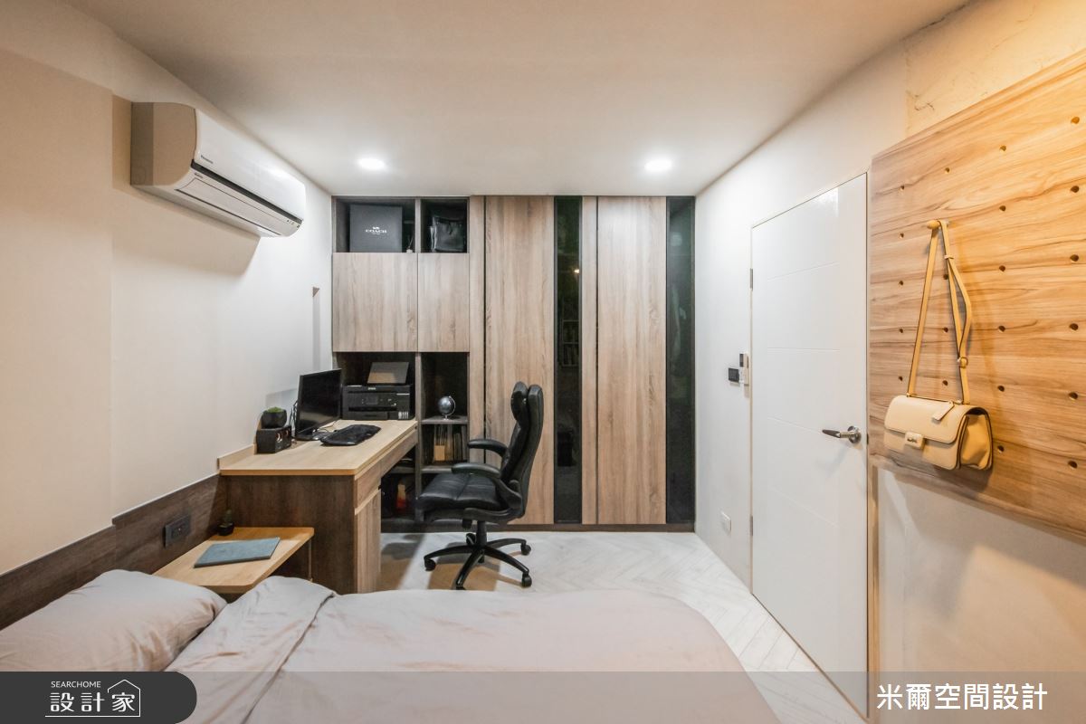 25坪中古屋(5~15年)＿北歐風臥室案例圖片＿米爾空間設計＿米爾_自然叢生_新竹北區之39