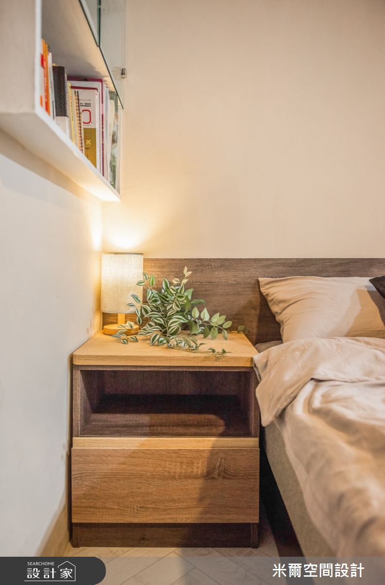 25坪中古屋(5~15年)＿北歐風臥室案例圖片＿米爾空間設計＿米爾_自然叢生_新竹北區之37