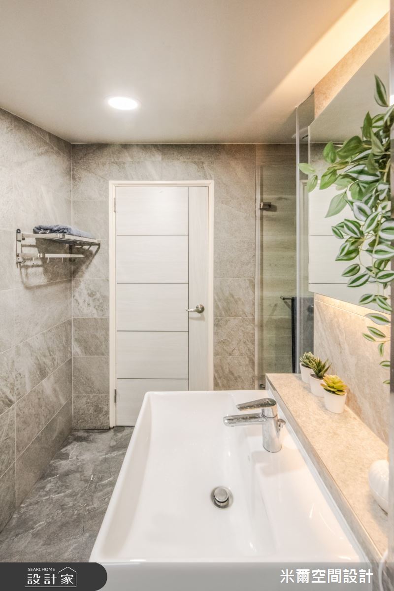 25坪中古屋(5~15年)＿北歐風浴室案例圖片＿米爾空間設計＿米爾_自然叢生_新竹北區之47