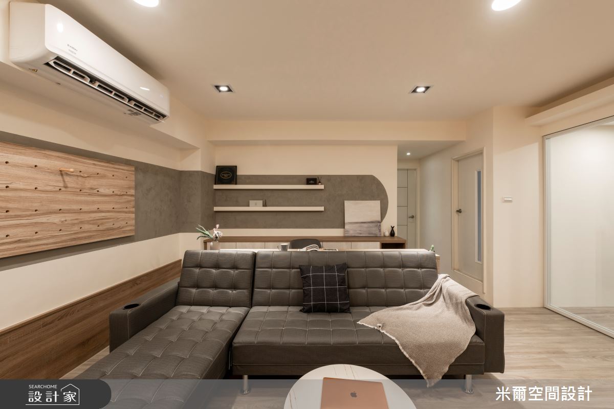 25坪中古屋(5~15年)＿北歐風客廳書房案例圖片＿米爾空間設計＿米爾_簡約烙印_桃園楊梅之8
