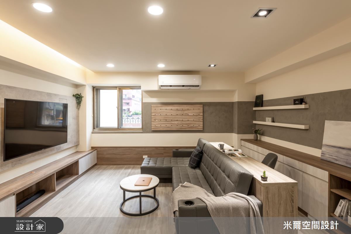 25坪中古屋(5~15年)＿北歐風客廳書房案例圖片＿米爾空間設計＿米爾_簡約烙印_桃園楊梅之10