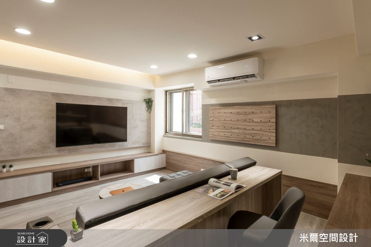 25坪中古屋(5~15年)＿北歐風客廳書房案例圖片＿米爾空間設計＿米爾_簡約烙印_桃園楊梅之15