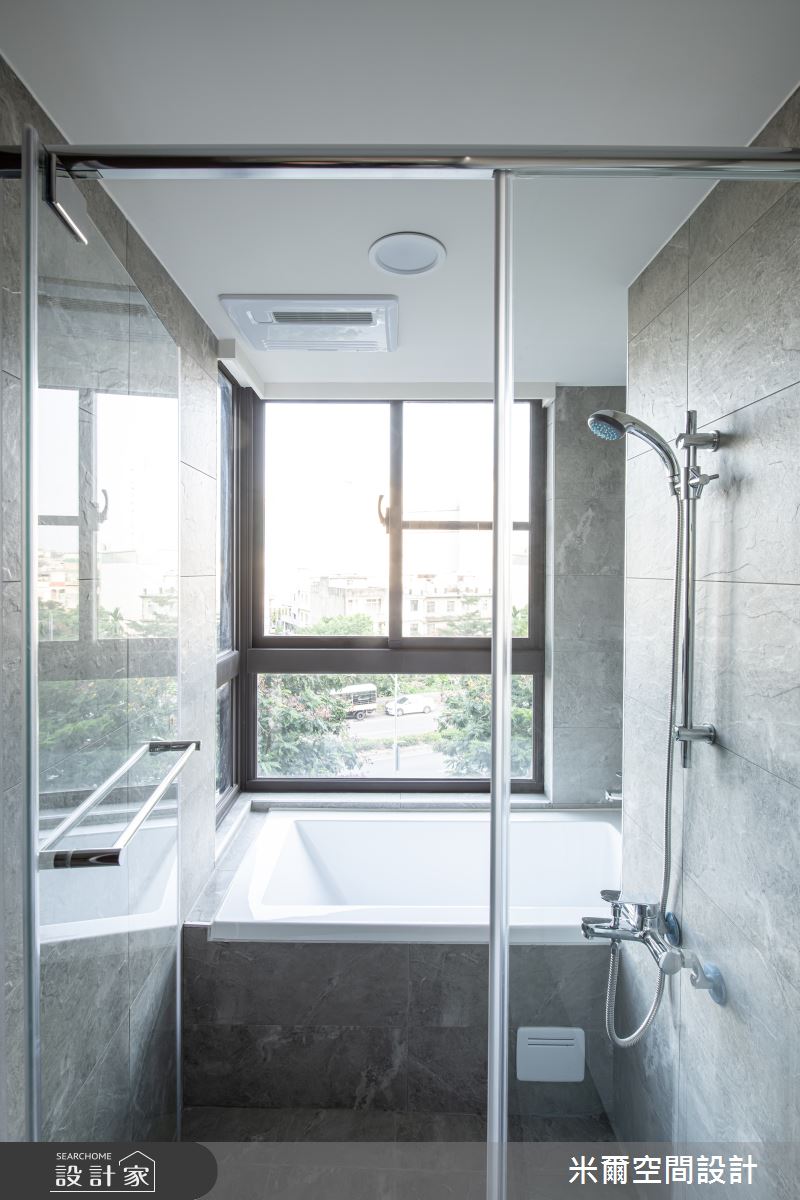 25坪新成屋(5年以下)＿現代風浴室案例圖片＿米爾空間設計＿米爾_現代利珞_新竹竹北之21