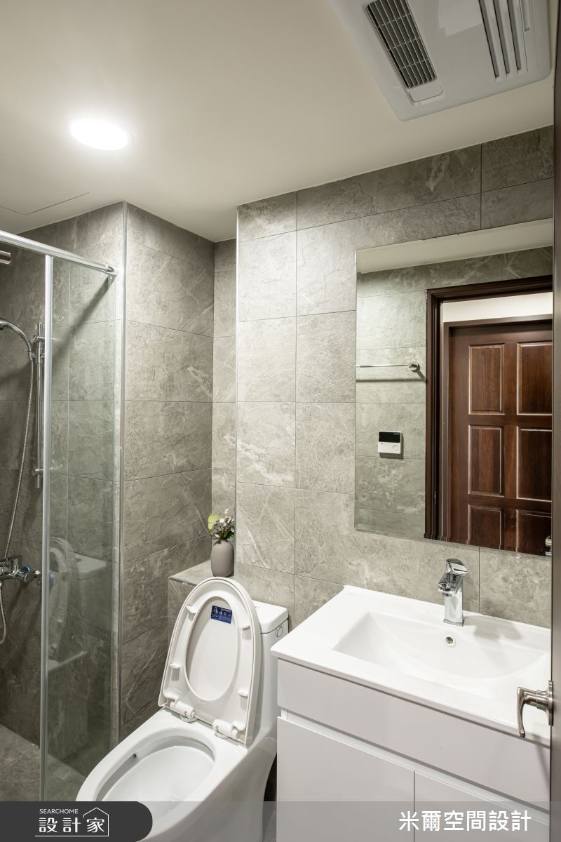 25坪新成屋(5年以下)＿現代風浴室案例圖片＿米爾空間設計＿米爾_現代利珞_新竹竹北之22