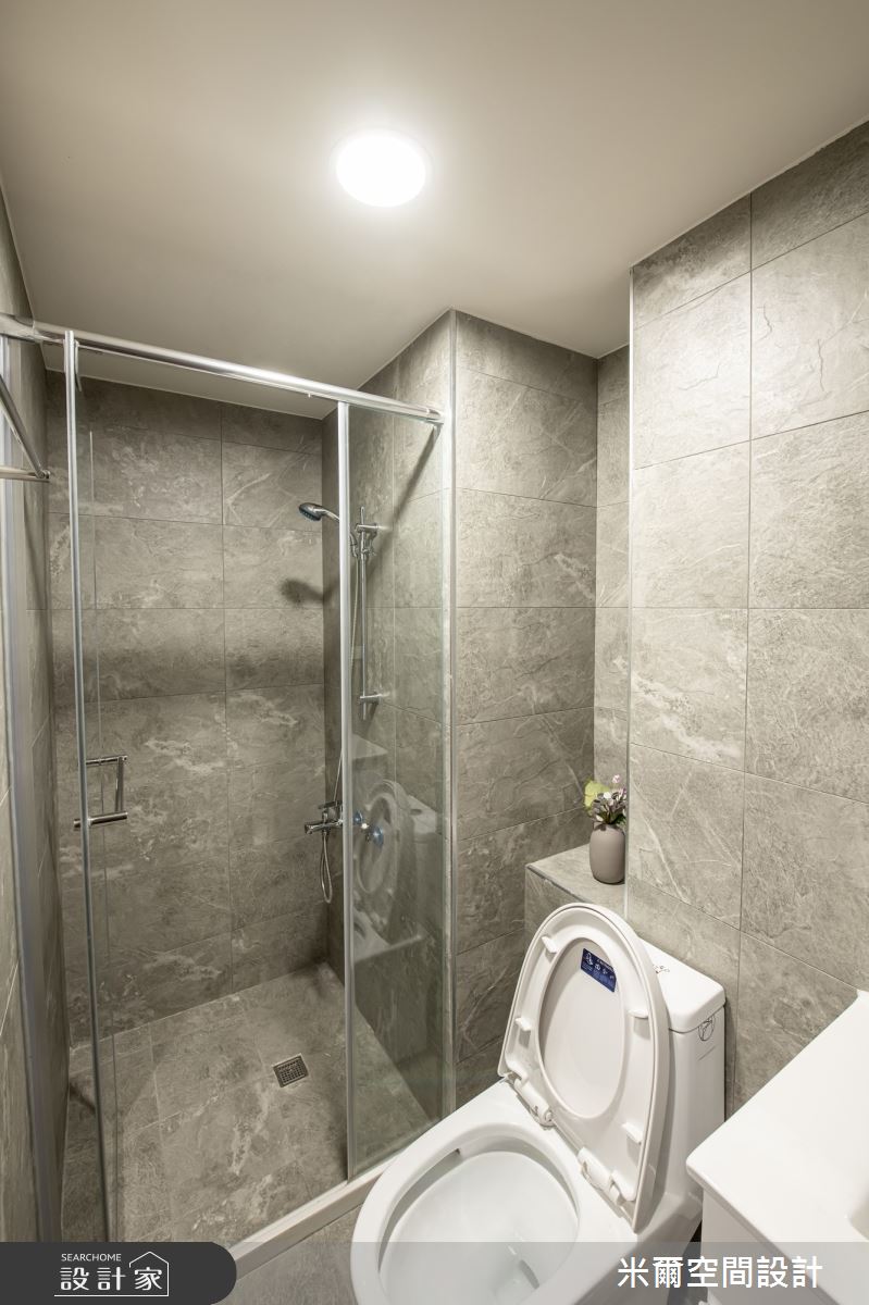 25坪新成屋(5年以下)＿現代風浴室案例圖片＿米爾空間設計＿米爾_現代利珞_新竹竹北之23