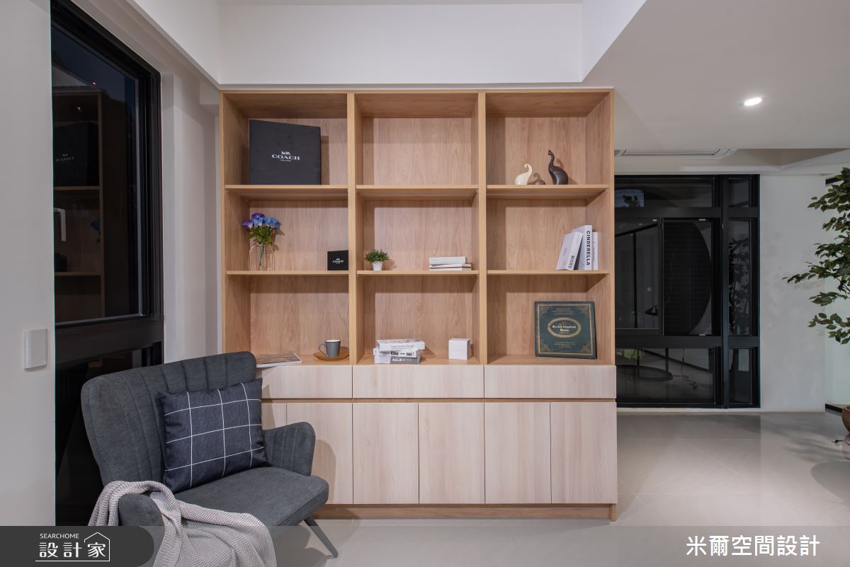 80坪新成屋(5年以下)＿自然風多功能室案例圖片＿米爾空間設計＿米爾_樸實自然_新竹北區之22