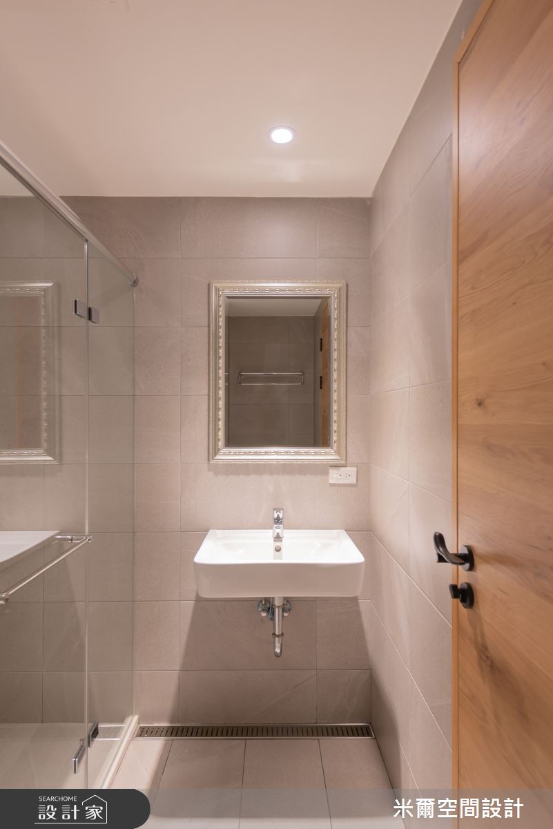 80坪新成屋(5年以下)＿自然風浴室案例圖片＿米爾空間設計＿米爾_樸實自然_新竹北區之34