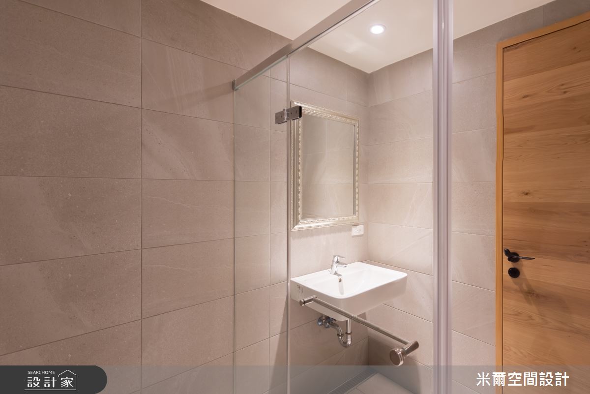 80坪新成屋(5年以下)＿自然風浴室案例圖片＿米爾空間設計＿米爾_樸實自然_新竹北區之35