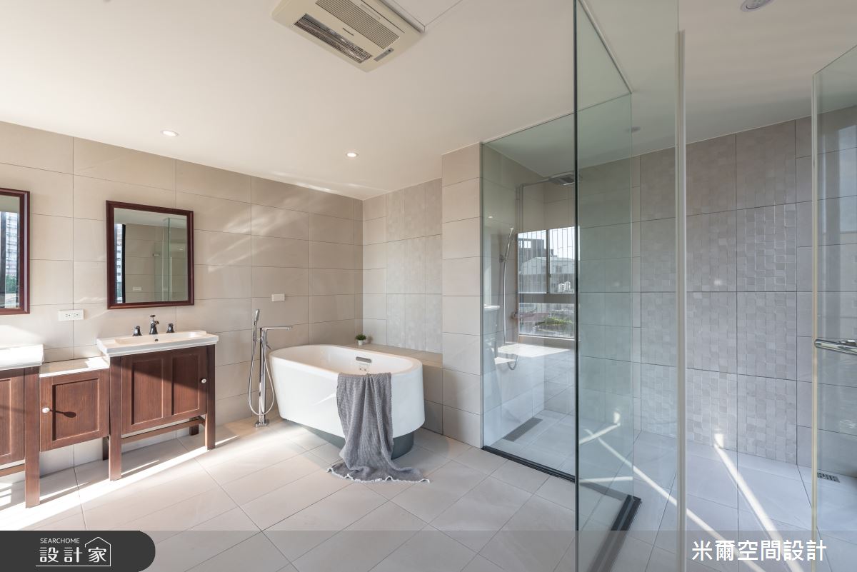 80坪新成屋(5年以下)＿自然風浴室案例圖片＿米爾空間設計＿米爾_樸實自然_新竹北區之37