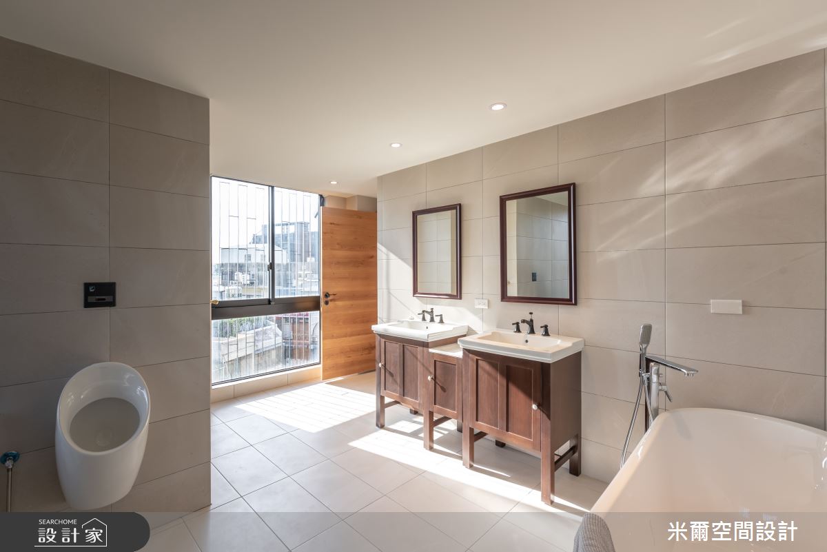 80坪新成屋(5年以下)＿自然風浴室案例圖片＿米爾空間設計＿米爾_樸實自然_新竹北區之1035