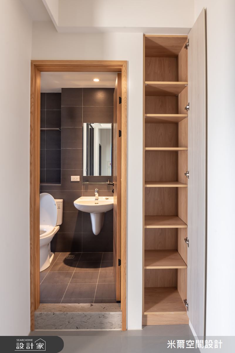 80坪新成屋(5年以下)＿自然風浴室案例圖片＿米爾空間設計＿米爾_樸實自然_新竹北區之41