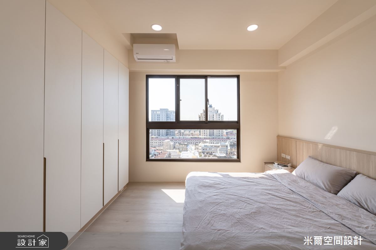 25坪新成屋(5年以下)＿北歐風臥室案例圖片＿米爾空間設計＿米爾_溫馨日向_苗栗竹南之6