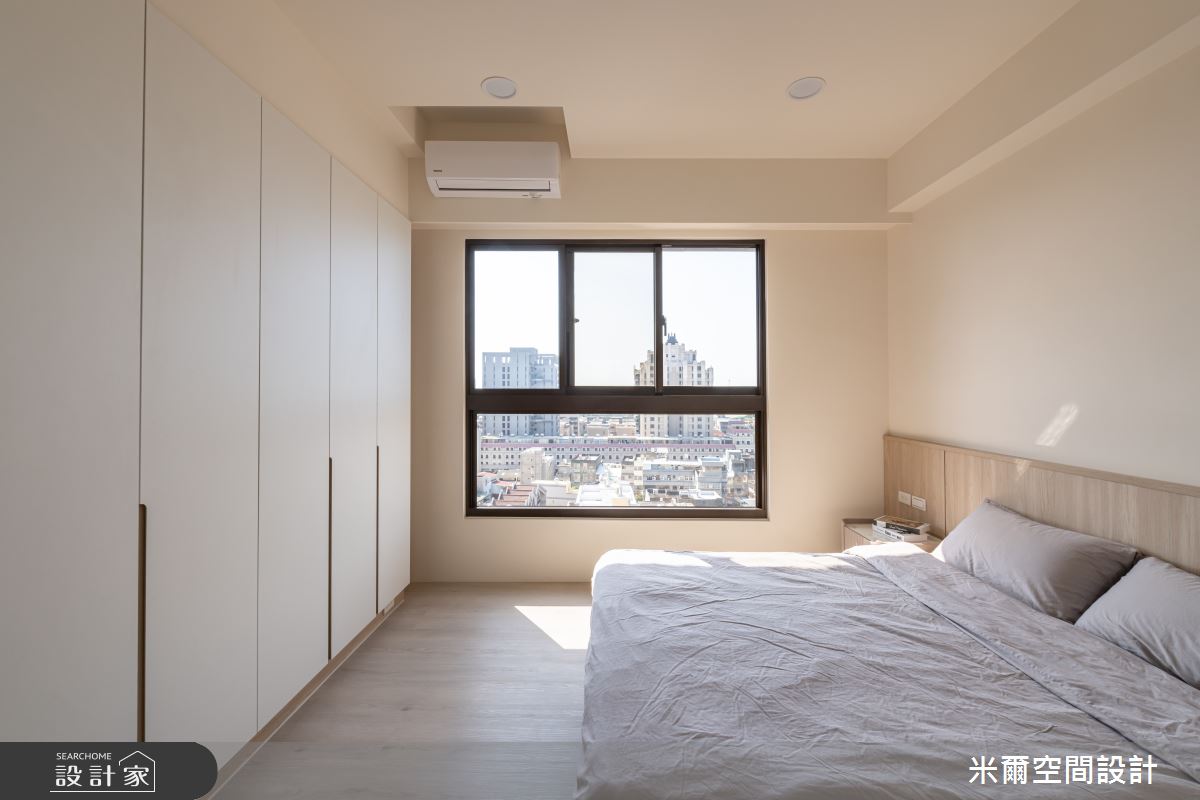 25坪新成屋(5年以下)＿北歐風臥室案例圖片＿米爾空間設計＿米爾_溫馨日向_苗栗竹南之7