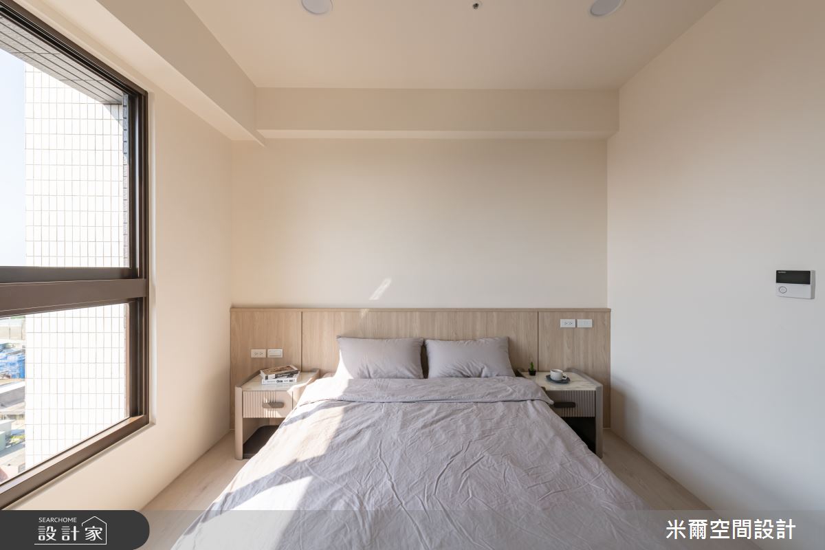 25坪新成屋(5年以下)＿北歐風臥室案例圖片＿米爾空間設計＿米爾_溫馨日向_苗栗竹南之8