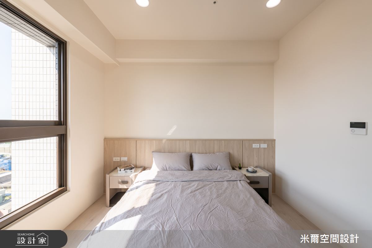 25坪新成屋(5年以下)＿北歐風臥室案例圖片＿米爾空間設計＿米爾_溫馨日向_苗栗竹南之9
