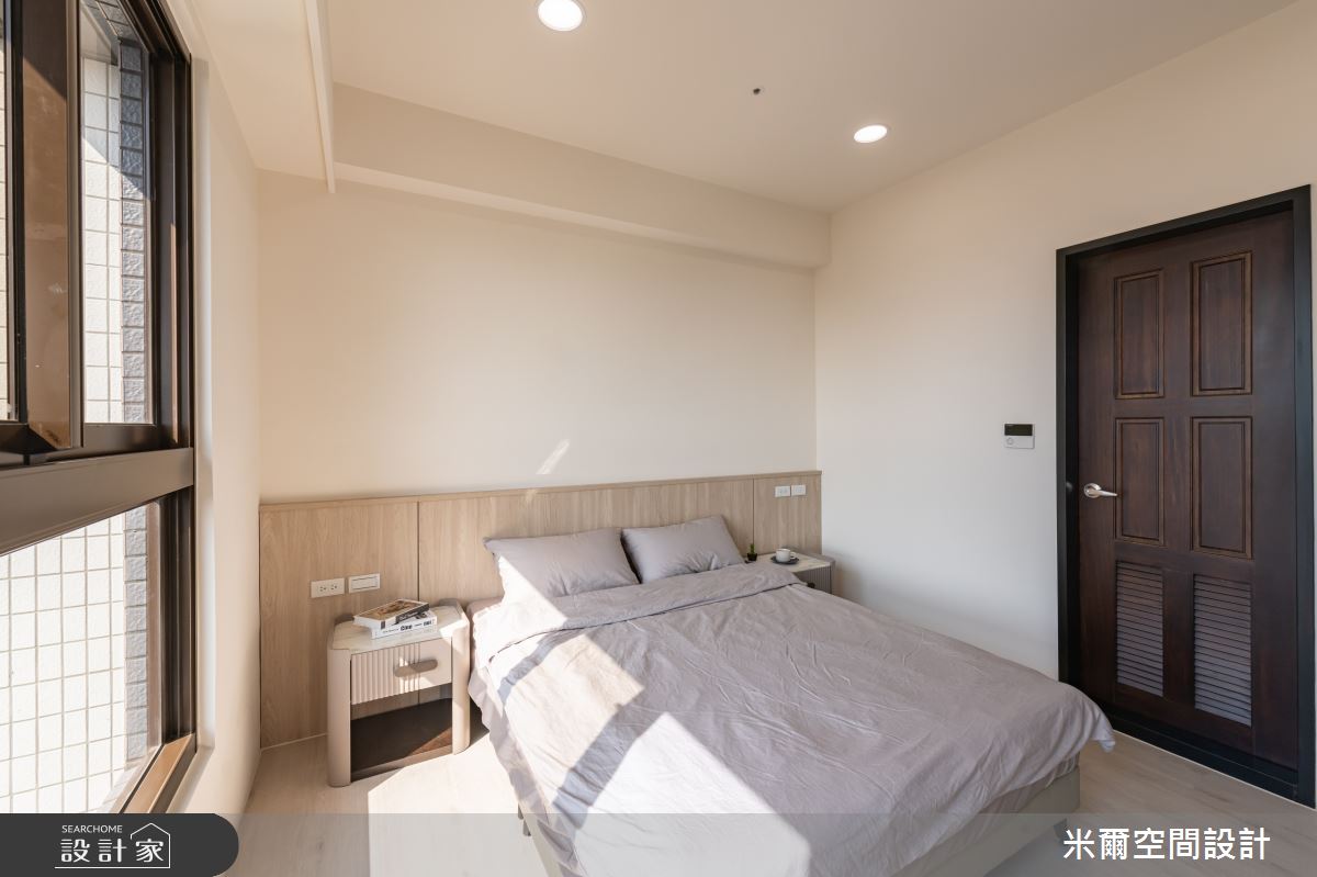 25坪新成屋(5年以下)＿北歐風臥室案例圖片＿米爾空間設計＿米爾_溫馨日向_苗栗竹南之10