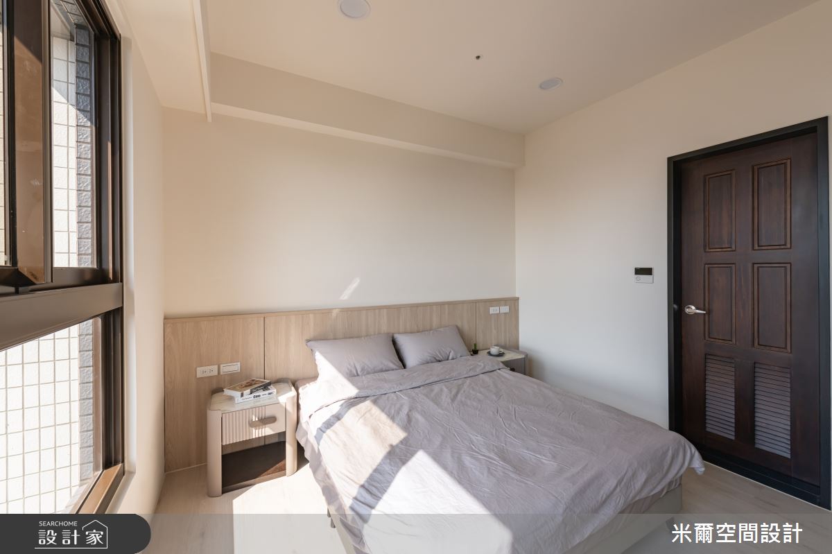 25坪新成屋(5年以下)＿北歐風臥室案例圖片＿米爾空間設計＿米爾_溫馨日向_苗栗竹南之11