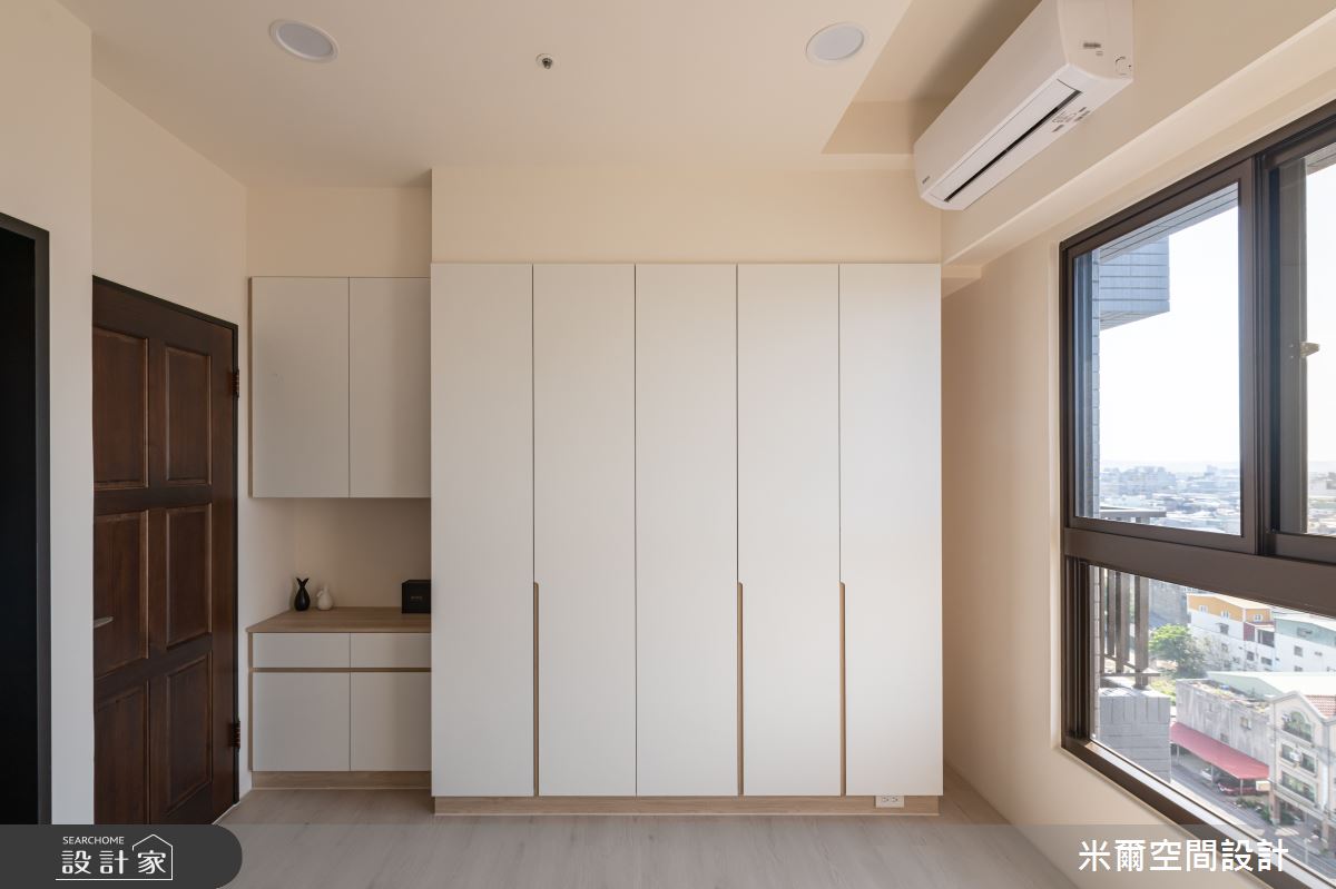 25坪新成屋(5年以下)＿北歐風臥室案例圖片＿米爾空間設計＿米爾_溫馨日向_苗栗竹南之12