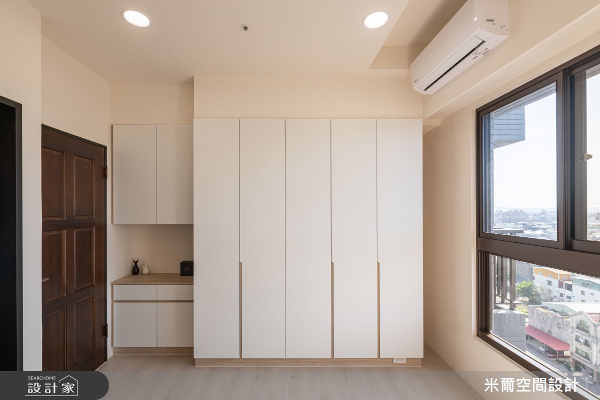 25坪新成屋(5年以下)＿北歐風臥室案例圖片＿米爾空間設計＿米爾_溫馨日向_苗栗竹南之13