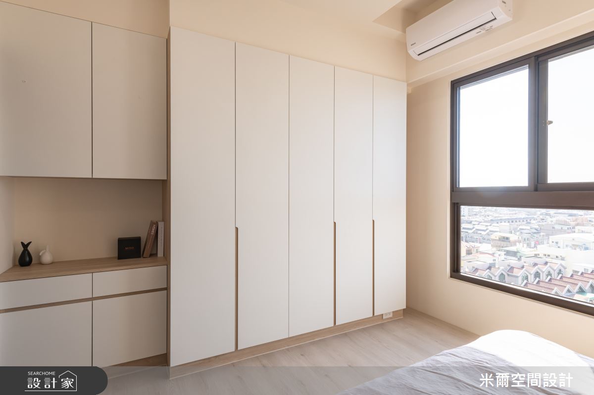 25坪新成屋(5年以下)＿北歐風臥室案例圖片＿米爾空間設計＿米爾_溫馨日向_苗栗竹南之14