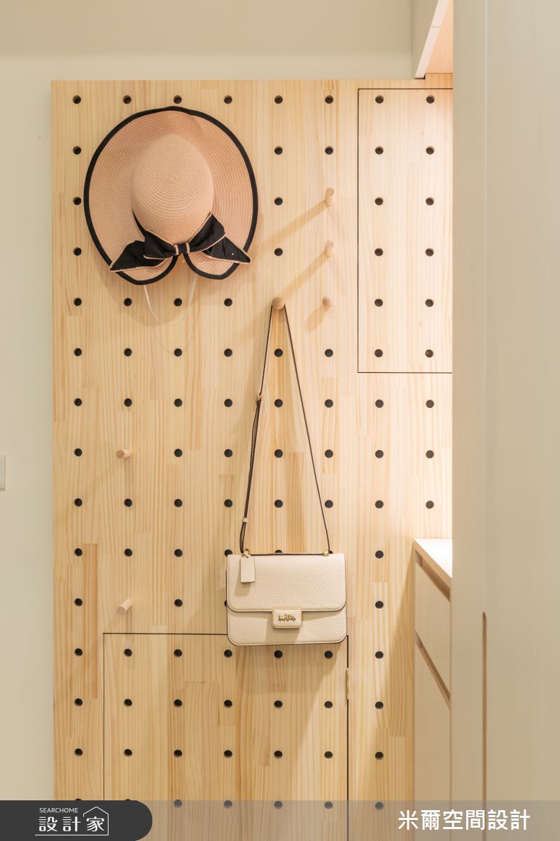 25坪新成屋(5年以下)＿北歐風玄關案例圖片＿米爾空間設計＿米爾_清美新穎_新竹竹東之2