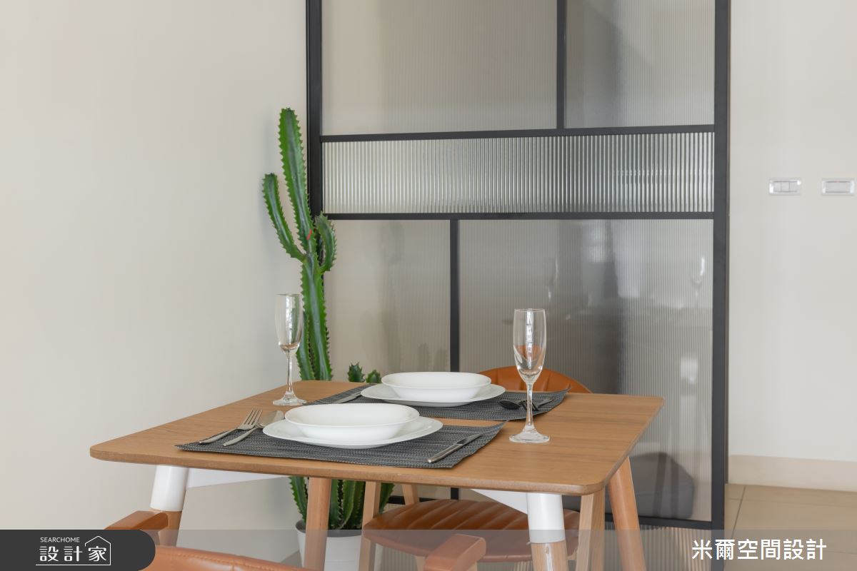 25坪新成屋(5年以下)＿北歐風客廳餐廳案例圖片＿米爾空間設計＿米爾_清美新穎_新竹竹東之5