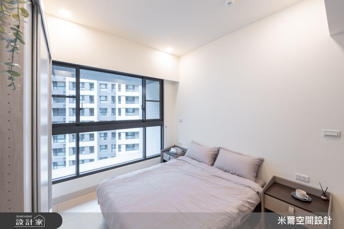 25坪新成屋(5年以下)＿北歐風臥室案例圖片＿米爾空間設計＿米爾_清美新穎_新竹竹東之29