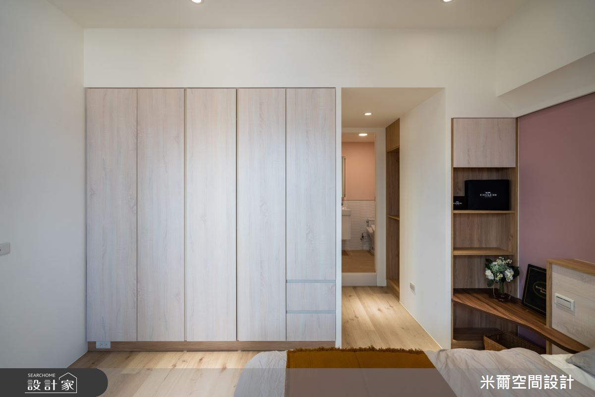 18坪中古屋(5~15年)＿混搭風臥室案例圖片＿米爾空間設計＿米爾_日辰煦典_新竹東區之21