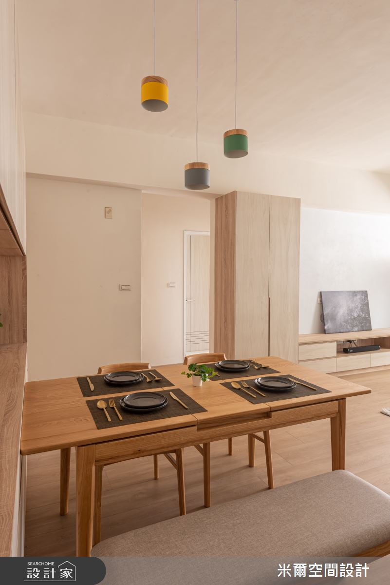 25坪中古屋(5~15年)＿北歐風餐廳案例圖片＿米爾空間設計＿米爾_奶油天地_台中太平之9
