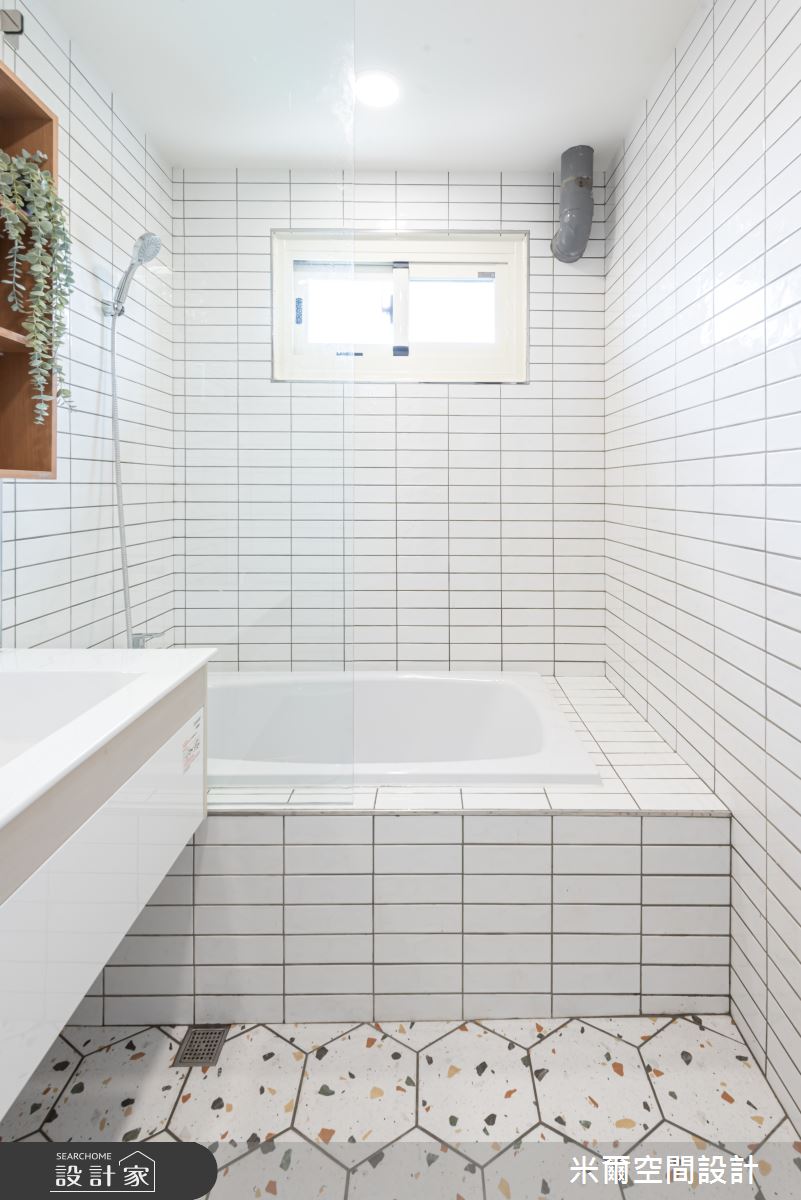 25坪中古屋(5~15年)＿北歐風浴室案例圖片＿米爾空間設計＿米爾_奶油天地_台中太平之24